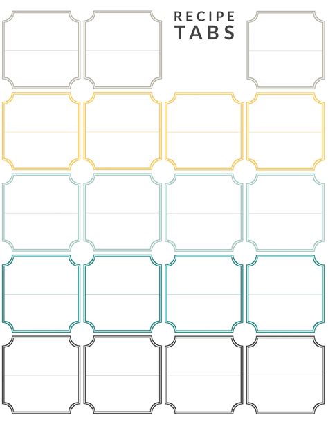 A Customizable And Free Printable Binder Tabs Tutorial Free Printable