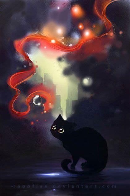 Pin By Running Pony On Art Black Cat Painting Cat Painting Black