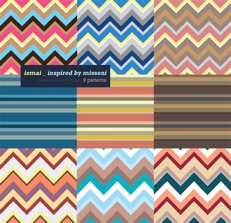 Patterns Inspired By Missoni By Iemai On Deviantart Missoni Pattern