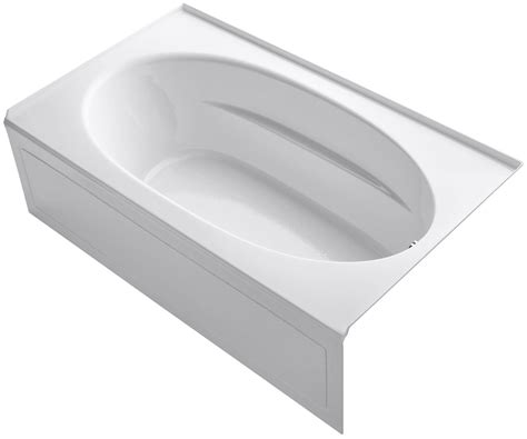 Alcove bathtubs are perfect for people who find it difficult to get in and out of a drop in a bathtub. Windward Alcove 72" x 42" Soaking Bathtub | Soaking ...