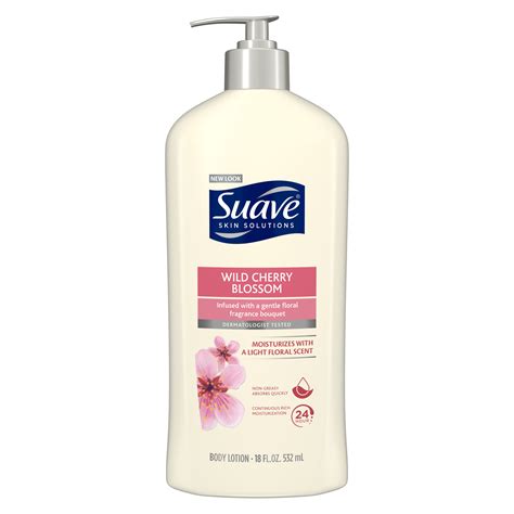 Suave Skin Solutions Wild Cherry Blossom Body Lotion 18 Oz