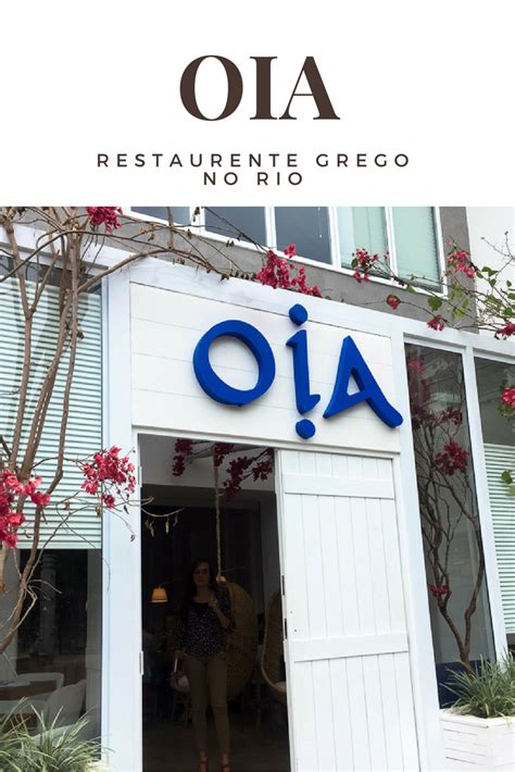 Oia Restaurante Grego O Primeiro Do Gênero No Rio De Janeiro