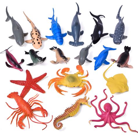 Buy Fun Little Toys Sea Animals Bath Toys Rubber Ocean Creatures