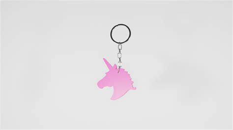 Stl File Barbie Keychain Unicorn・3d Printing Template To Download・cults