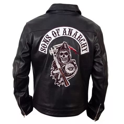 Sons Of Anarchy Biker Leather Jacket Rockstar Jacket