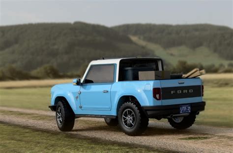 2025 Ford Bronco Pickup Rendered In Four Door Guise