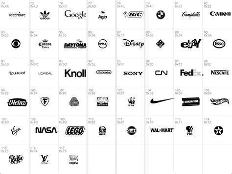 Download Free The Worlds Best Logos Regular Font The World S Best