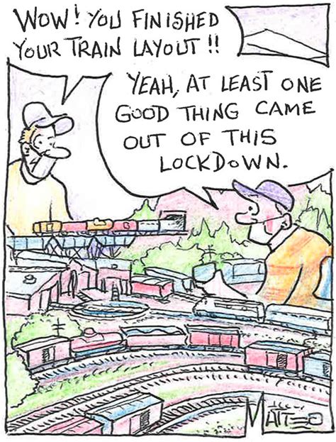 Model Railroad Humor Lockdown Trains