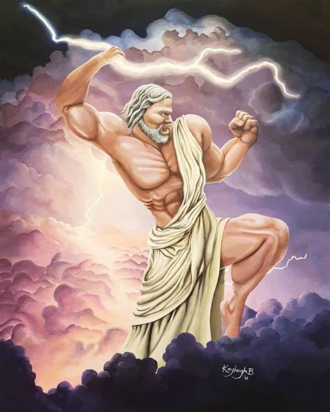 Drawings Of Zeus The Greek God Katharine Harris