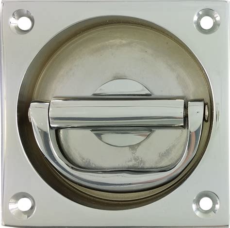 Fitting a mortice latch, strike plate & door handles/knobs. 64mm Flush Pull And Turn Handle Polished Chrome