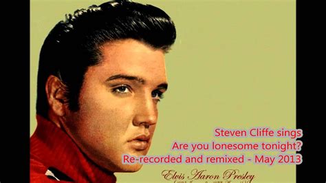 Bu gece yalnız mısın, bu gece beni özlüyor musun? Elvis Presley - Are you lonesome tonight? - cover - YouTube