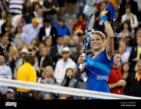 Kim Clijsters Belgium Celebrates Victory Hi Res Stock Photography And