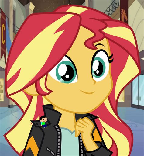 Sunset Shimmer Found Tiny Eithan By Princeeithan28 On Deviantart