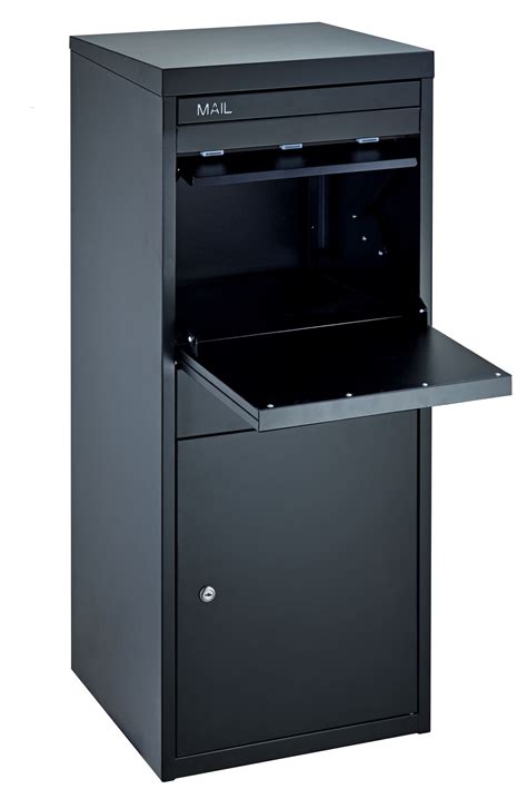 Scopri ricette, idee per la casa, consigli di stile e altre idee da provare. Parcel Box Free Standing Black w/ Letter Slot | Sandleford