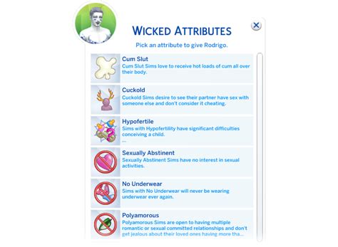 Sims 4 Wicked Attributes