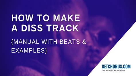 How To Make A Diss Track ⚠️ Guide With Beats And Examples