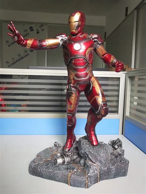 Marvel Avengers Iron Man Mk43 14 Resin Statue 50cm Figure Birthday