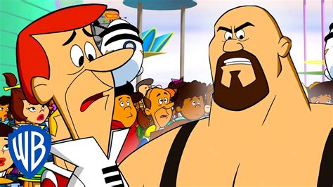 Spacecrafts and intergalactic travel, begins with hardworking family man george jetson (george o'hanlon) ecstatic when his cranky boss. Jetsons & WWE Robo-Wrestlemania | Big Show's Takeover | WB ...