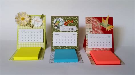 Stamping Just For Fun Padded Mini Craft Calendars