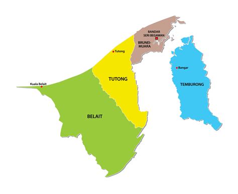 Map Of Brunei