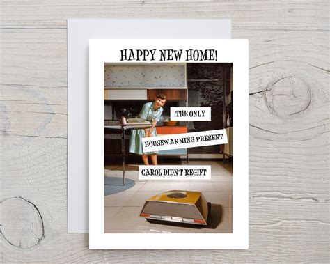 Funny Housewarming Card Funny Congratulations Card Funny New Etsy