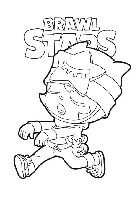 Brawl stars animation compilation #9: Раскраски Сэнди. Распечатать персонажа Браво Старс онлайн