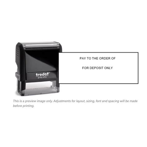 Check Endorsement Stamp Incline Marketing Group