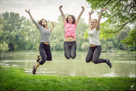 Free Images Woman Jump Jumping Female Portrait Park Leisure