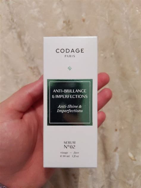 Codage Act Sérum N°2 Anti Brillance And Imperfections 30 Ml Inci
