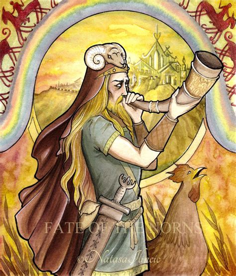 Heimdall By Unripehamadryad On Deviantart Norse Mythology Norse