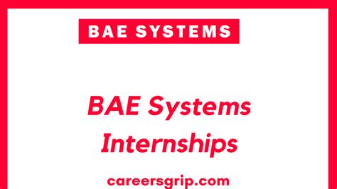 Bae Systems Internship 2024 Careers Grip