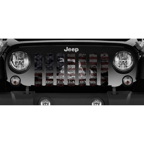 Jeep Wrangler Tactical American Gadsden Dont Tread On Me Grille