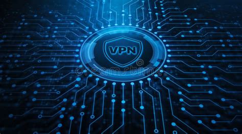 Vpn Network Security Internet Privacy Encryption Concept Stock Image