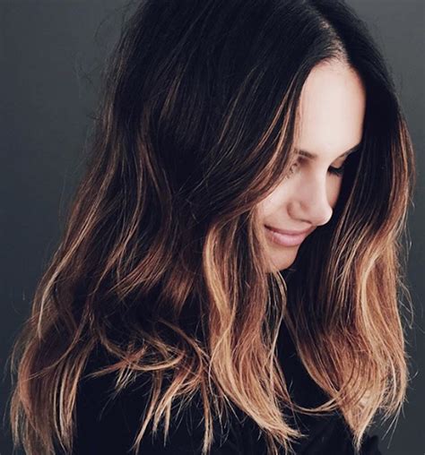 brown ombré is the lived in color hair color we re craving this summer click here to see the 25