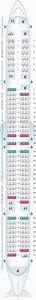 Seat Map United Airlines Boeing B757 300 753 Seatmaestro Com