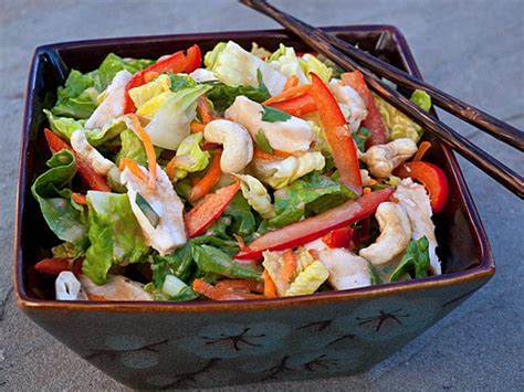 The chinese chicken salad, also known as, oriental chicken salad or asian chicken salad , is a popular entree salad served throughout the united states. Chinese Chicken Salad with Sesame Ginger Dressing - Once ...