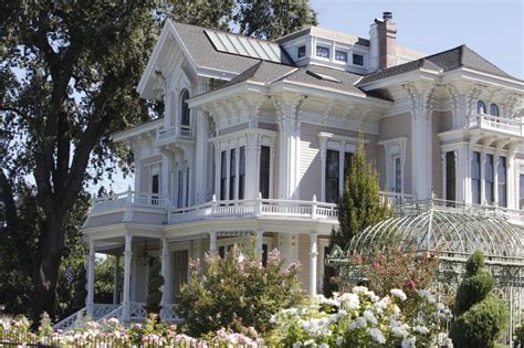 Gable Mansion In Woodland California Victorian Style Homes Mansions