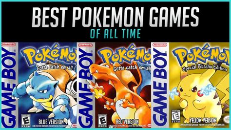 The 15 Best Pokémon Games Of All Time Ranked 2023 Gaming Gorilla