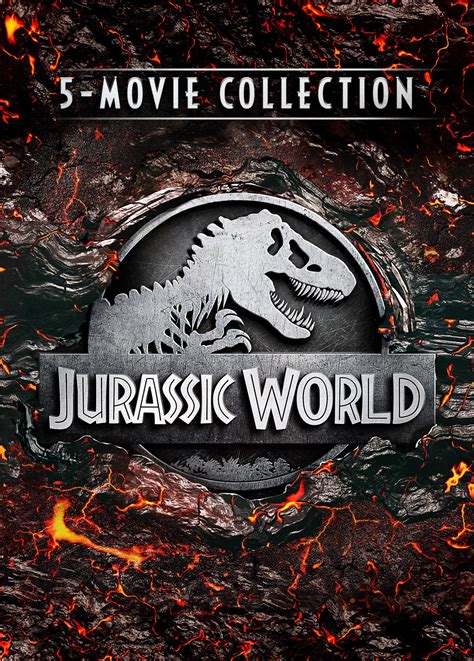 Jurassic World 5 Movie Collection Dvd