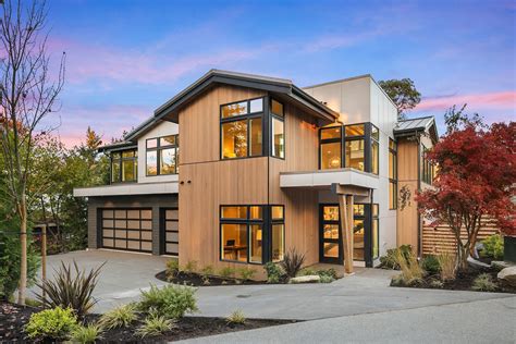 Lot 10 Contemporary Exterior Seattle By Summerwell Homes Houzz