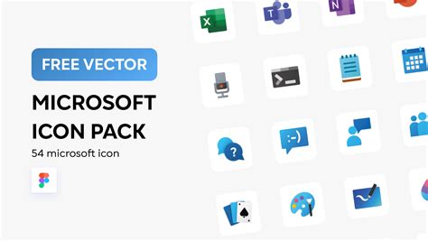 Microsoft Icon Pack Vector Figma Community