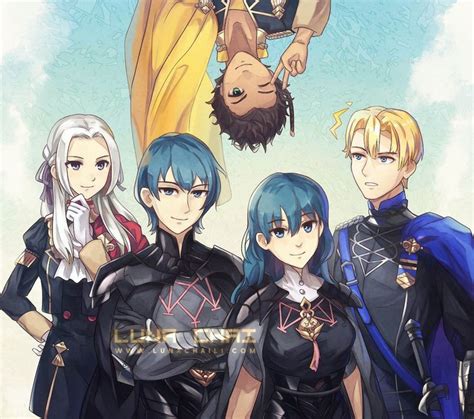 Edelgard Claude Dimitri And Byleth Fire Emblem Characters Fire