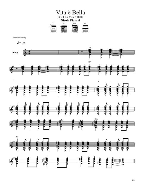Download spartito la vita è bella. Nicola Piovani - La Vita E Bella (Pro) Chords