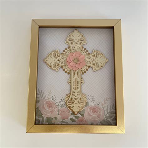 Shadow Box Cross Crucifico Holy Cross Cross Frame 3D | Etsy