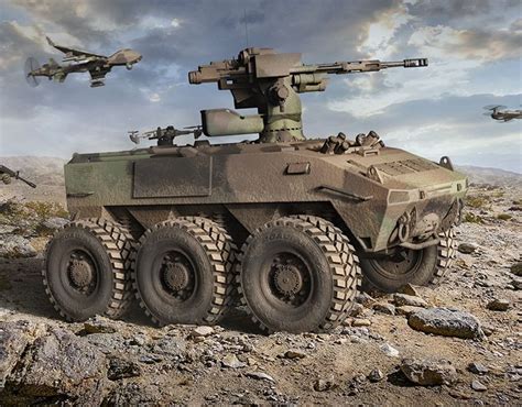 Rcv Robotic Combat Vehicle On Behance Military Action Figures Army Vehicles Tanks Military