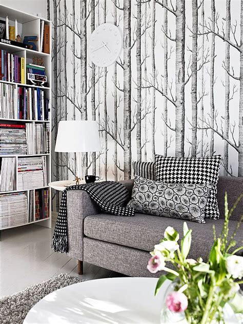 Kate lycett is a west yorkshire based artist living in hebden bridge. Birch Tree Wallpaper form Cole and Sons | Tree wallpaper ...