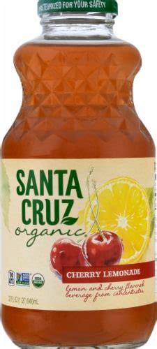 Santa Cruz Organic Cherry Lemonade 32 Fl Oz Fred Meyer