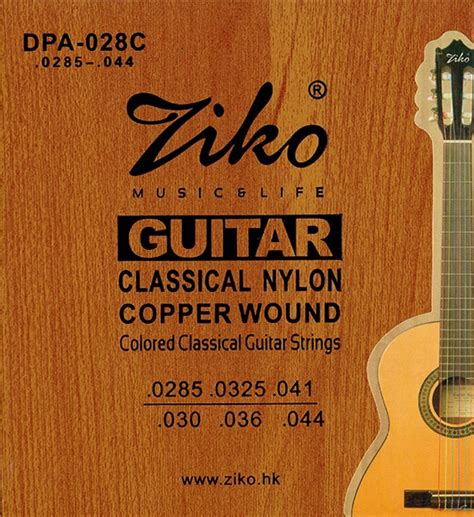 Coloured Classical Guitar Strings By Ziko Strings On Guitar Buy