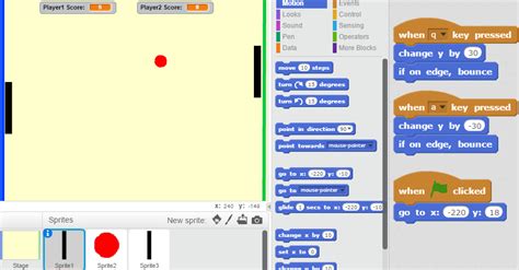 The cookbook has been updated based on student feedback (from the quiz) to make it easier to use. Play Scratch pong. | ProgrammingMax