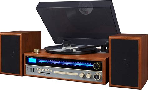 Crosley 1975t Turntable System With Bluetooth Cd Amfm